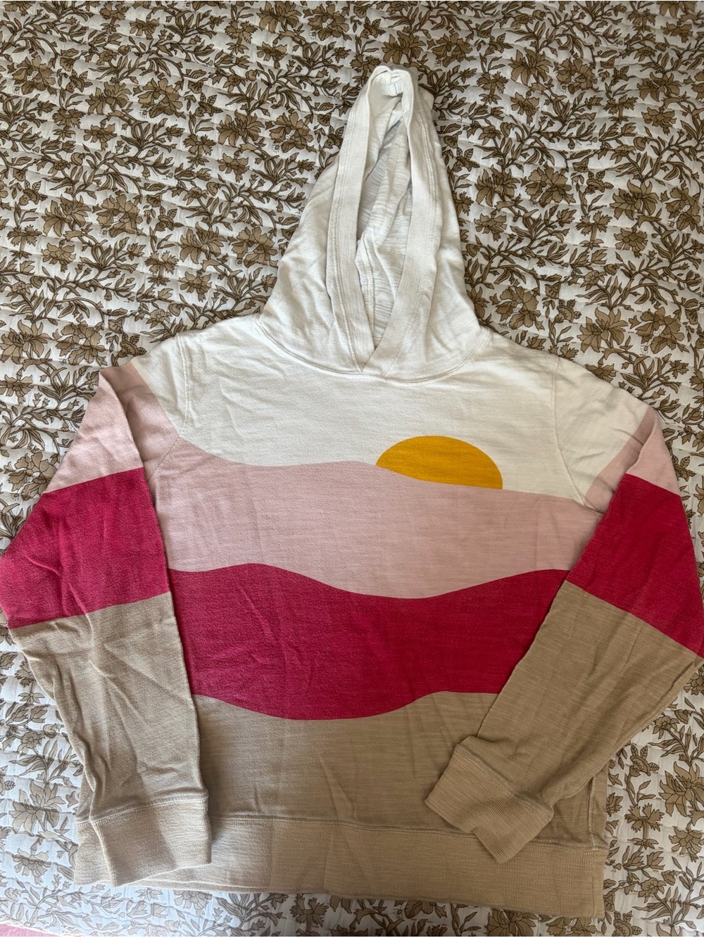 Faherty Women’s Large Soleil Sun & Wave hoodie